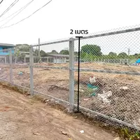 รั้วตาข่ายถักสำเร็จรูป สูง 2 เมตร