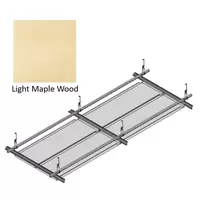 Hook On Galvanized Steel Ceiling R-H200 Metalworks Light Maple Wood