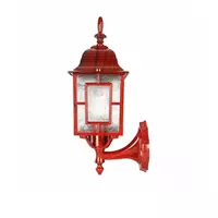1 bulb outdoor wall lamp, wood pattern, model W04W FOTINI