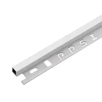 คิ้ว PVC PQG1202013 เหลี่ยม12mmเทาอ่อน2m
