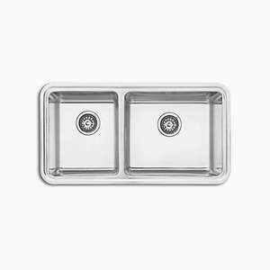 KOHLER K-3664X-F-NA อ่างล้างจานสแตนเลส 1 หลุมครึ่ง รุ่น โปรล็อก-1