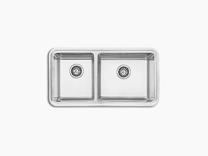 KOHLER K-3664X-F-NA อ่างล้างจานสแตนเลส 1 หลุมครึ่ง รุ่น โปรล็อก-1