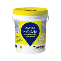 อะคริลิกกันซึม WEBER WEBERDRY SEAL 20 กก. สีเทา