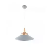 Chandelier 1 bulb, aluminum, model F7944 G HEAP