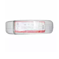 สายไฟ VAF 2x4x100 เมตร สีขาว