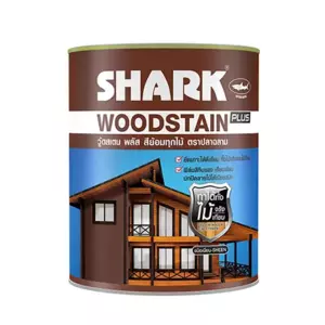 TOA ปลาฉลาม วู้ดสเตน พลัส สีย้อมไม้ ชนิดเนียน SW003 สี Mission Brown 1 กล.