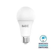 หลอดไฟ LED E27 9W เดย์ไลท์ ทรงลูกแพร์ BEC