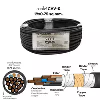 สายไฟ CVV-S 19x0.75 ตร.มม. YAZAKI