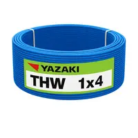สายไฟ THW 4 ตร.มม. สีฟ้า YAZAKI