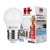 HI-TEK Muay Thai E27 3W Daylight LED Bulb, Pear Shape