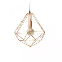 Chandelier 1 bulb, aluminum, model MD51626A CP HEAP
