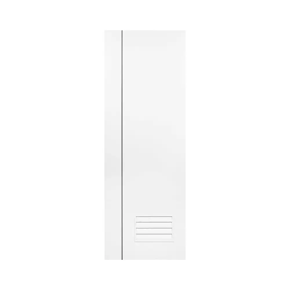 ประตูห้องน้ำ UPVC ไม่เจาะลูกบิด ASARA A812 70x200 ซม. สีขาว-1