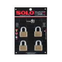 กุญแจคีย์อะไลก์ SOLO 4507SQ50 50 มม. แพ็ก 4 ตัว