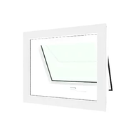 หน้าต่างกระจกบานกระทุ้ง UPVC สำเร็จรูป