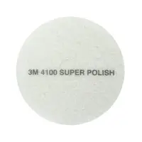 แผ่นสก๊อตไบรท์ขัดเงา 3M Z052-0070 16 นิ้ว สีขาว