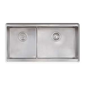KOHLER K-99064X-F-NA อ่างล้างจานสแตนเลส 2 หลุม รุ่นมอเรน
