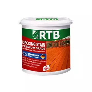สีย้อมพื้นไม้ RTB DECKING STAIN #DK106 สีไม้โอ๊ค ชนิดด้าน 1แกลลอน (246762)