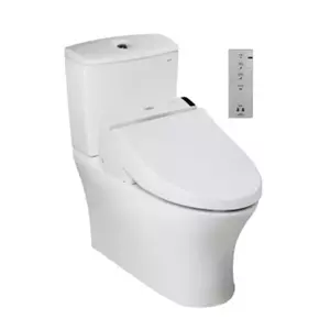 สุขภัณฑ์อัตโนมัติ แบบสองชิ้น TOTO CST920W5 3/4.5 ลิตร พร้อมฝารองนั่ง WASHLET