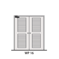 ประตูเหล็ก LYNN WP16-MT (สีขาว PE-901351)