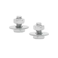 น็อตครบชุด ชุบขาว DEXZON 1/4x1/2" 6P