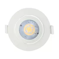 ดาวน์ไลท์ LED SHINING LCSC00727 7 วัตต์ WARMWHITE 3 นิ้ว สีขาว กลม