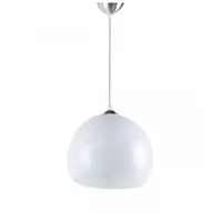 Chandelier 1 bulb, plastic, model MD D250, white, HEAP