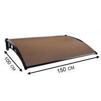 กันสาดโพลีคาร์บอเนต ผิวส้ม SUNSHIELD 100X150 ซม. ส...