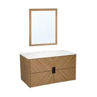 COUNTER WASHBASIN MOYA PLUS NH-8090-PV103 90CM WOODEN BROWN