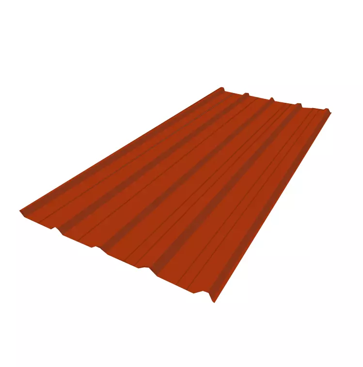 เมทัลชีท ลอน 760 หนา 0.40 มม. AZ70 มอก. สีส้มบริค ออเร้นจ์ บลูสโคปแซคส์-1