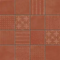 SOSUCO Floor Tile UD-N 40x40 cm PIMANDIN GRAPHIC BROWN A