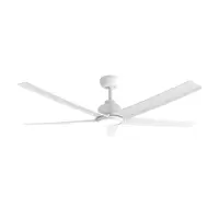 พัดลมโคมไฟ LED DC 76W INPL/MTMDสีขาว 52"5P 18W