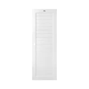 ประตูห้องน้ำ UPVC เจาะรูลูกบิด ASARA S931 70x200 ซม. สีขาว-1