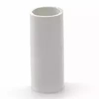 ข้อต่อตรง PVC ร้อยสายไฟ สีขาว JIS 15 มม. ตราช้างเอ็นพีไอ