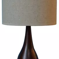 TABLE LAMP CT VT0125-1 CAR FB/WD CM/WD