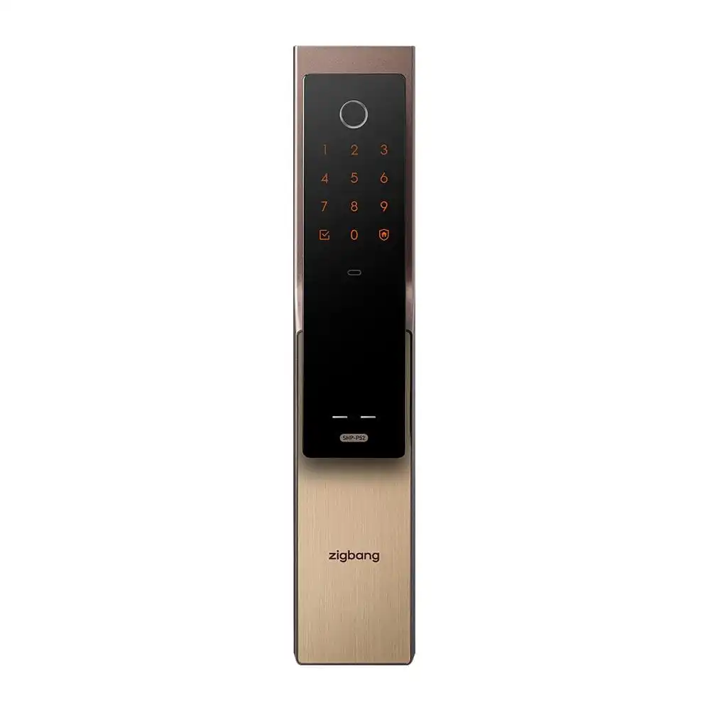 กลอนประตูดิจิตอล ZIGBANG SHP-P52 สีดำ-1