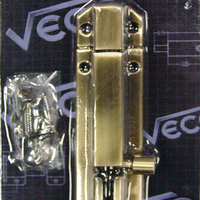กลอนสปริง VECO WL44 4 นิ้ว สีทองเหลือขัดเงา