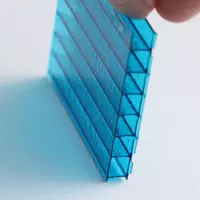 Poly Carbonate Twinwall Sheet F02 Ocean Blue