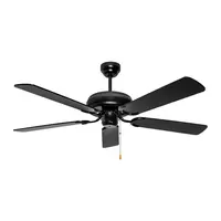 CEILING FAN CN35 CAR MT/PL MD BK 52"5P