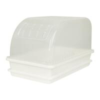 ชั้นคว่ำจานพลาสติกมีฝาครอบ G-WARE 267A
