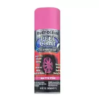 RUST-OLEUM PEEL COAT spray paint, pink #284317, 11 oz.