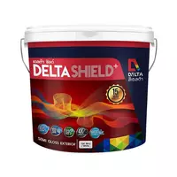 สีน้ำทาภายนอก DELTA DELTASHIELDPLUS BASE D ชนิดกึ่งเงา 2.5แกลลอน