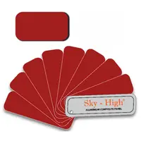 แผ่นอลูมิเนียม คอมโพสิต 3 มม. SkyHigh SH-6152 สีแดงปานกลาง