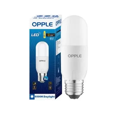 หลอด Stick Lamp LED E27 8W Daylight รุ่น E-Stick-E27-8W-DLCT-1