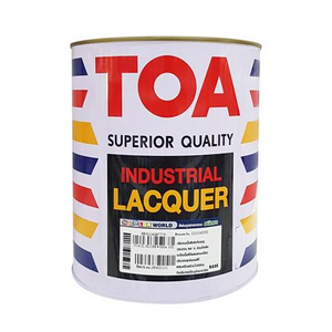 สีพ่นอุตสากรรม TOA INDUSTRIAL LACQUER สีดำ ชนิดเงา 1แกลลอน (21184)