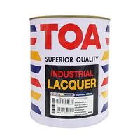 สีพ่นอุตสากรรม TOA INDUSTRIAL LACQUER สีดำ ชนิดเงา 1แกลลอน
