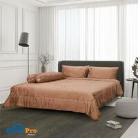 ชุดผ้าปูที่นอน 5 ฟุต 6 ชิ้น HOME LIVING STYLE MEMPHIS สีน้ำตาล