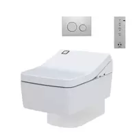 สุขภัณฑ์อัตโนมัติ TOTO CWT512PW 3/4.5 ลิตร พร้อมฝารองนั่งอัตโนมัติและฝาครอบพลาสติก     
