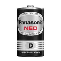 ถ่านไฟฉาย D Panasonic สีดำ 24 ก้อน/กล่อง
