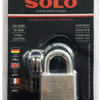กุญแจลูกปืน SOLO 4588-50 50 มม. สีสเตนเลส