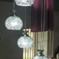 CHANDELIER CS 18615P-5CR CAR AL/MT SV 5L